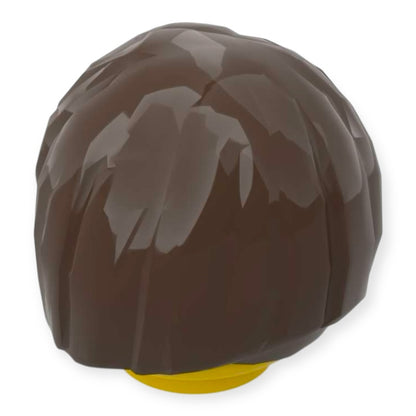 LEGO® Minifiguren Frisur Nr 002 Bob Schnitt - Dunkelbraun