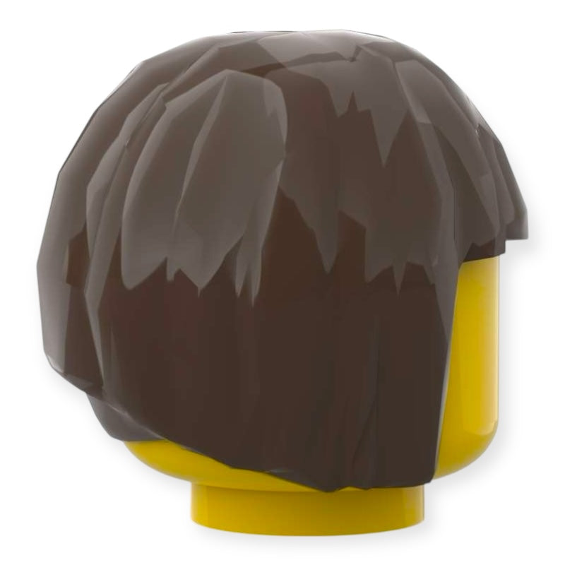 LEGO® Minifiguren Frisur Nr 002 Bob Schnitt - Dunkelbraun