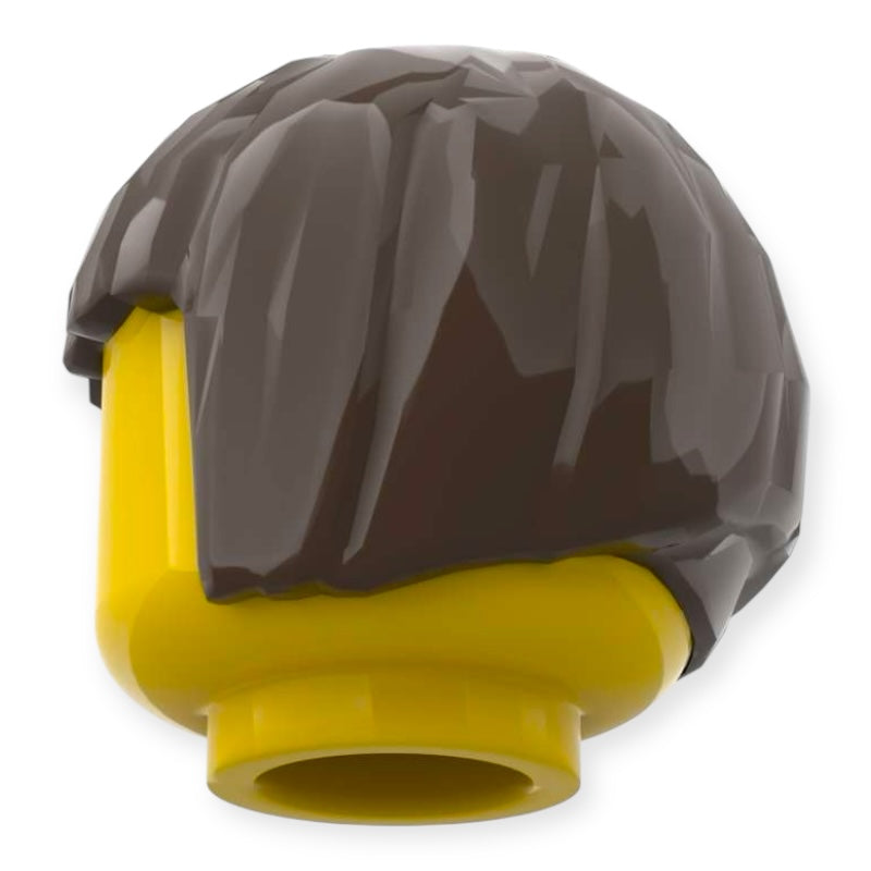 LEGO® Minifiguren Frisur Nr 002 Bob Schnitt - Dunkelbraun