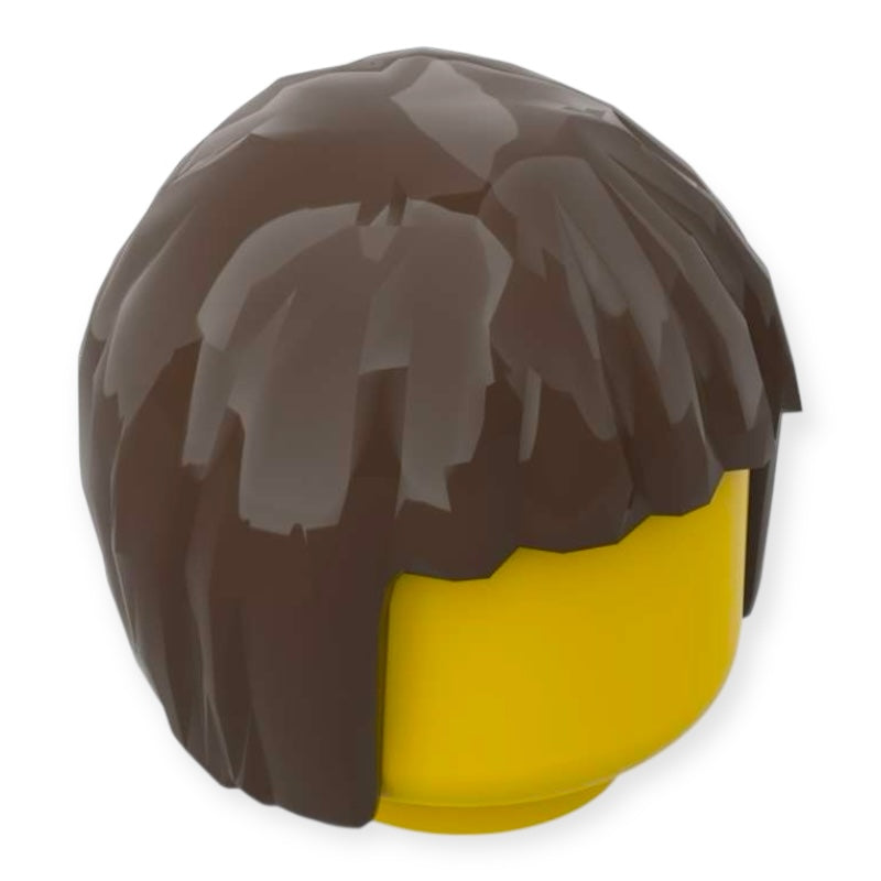 LEGO® Minifiguren Frisur Nr 002 Bob Schnitt - Dunkelbraun