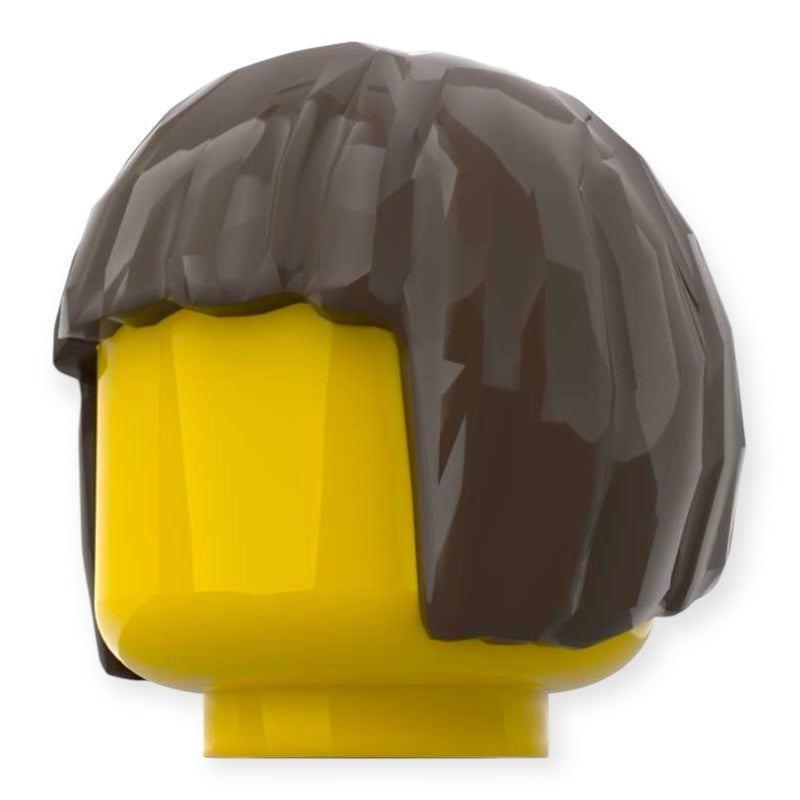 LEGO® Minifiguren Frisur Nr 002 Bob Schnitt - Dunkelbraun