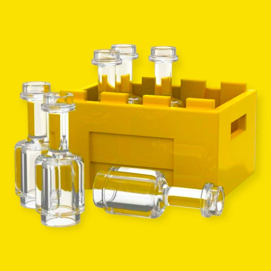 LEGO® Set 'Flaschenkiste' in Gelb / Transparent
