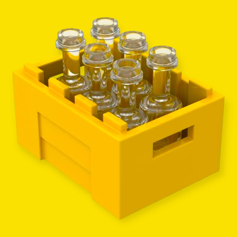 LEGO® Set 'Flaschenkiste' in Gelb / Transparent