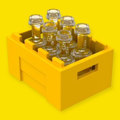 LEGO® Set 'Flaschenkiste' in Gelb / Transparent