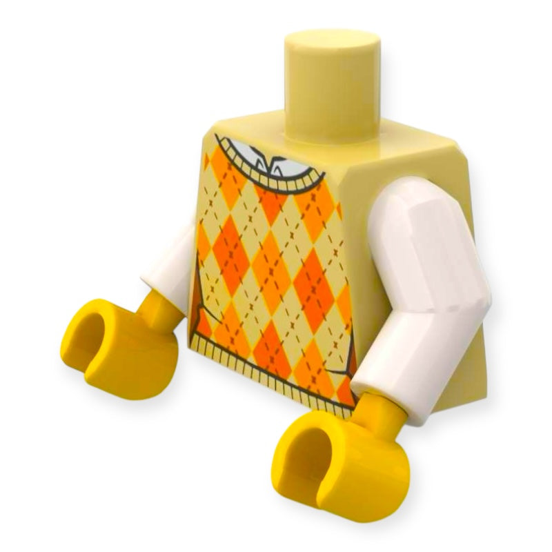 LEGO® Minifiguren Oberkörper 6177 -  Pullunder über weißen Hemd