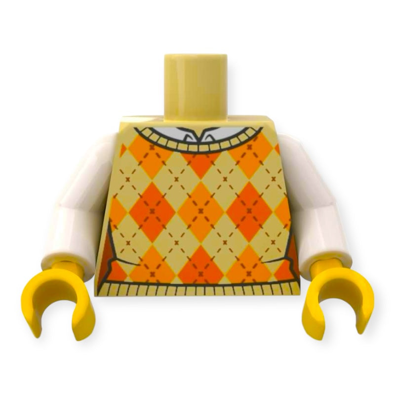 LEGO® Minifiguren Oberkörper 6177 -  Pullunder über weißen Hemd