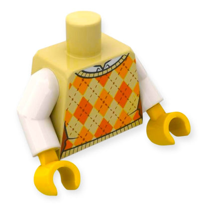 LEGO® Minifiguren Oberkörper 6177 -  Pullunder über weißen Hemd