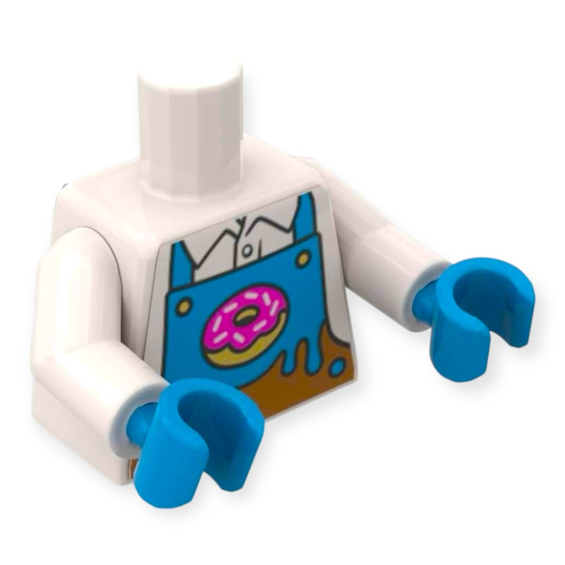 LEGO® Minifiguren Oberkörper 7373 -  Weißes Hemd mit Donutschürze