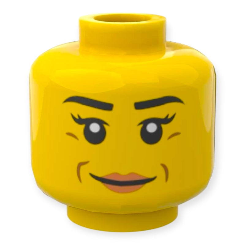 LEGO® Minifiguren Kopf 3920 - Lächeln mit Grübchen