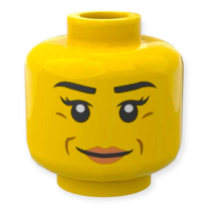 LEGO® Minifiguren Kopf 3920 - Lächeln mit Grübchen
