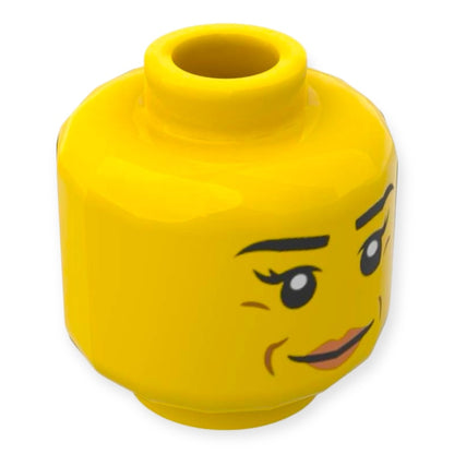LEGO® Minifiguren Kopf 3920 - Lächeln mit Grübchen