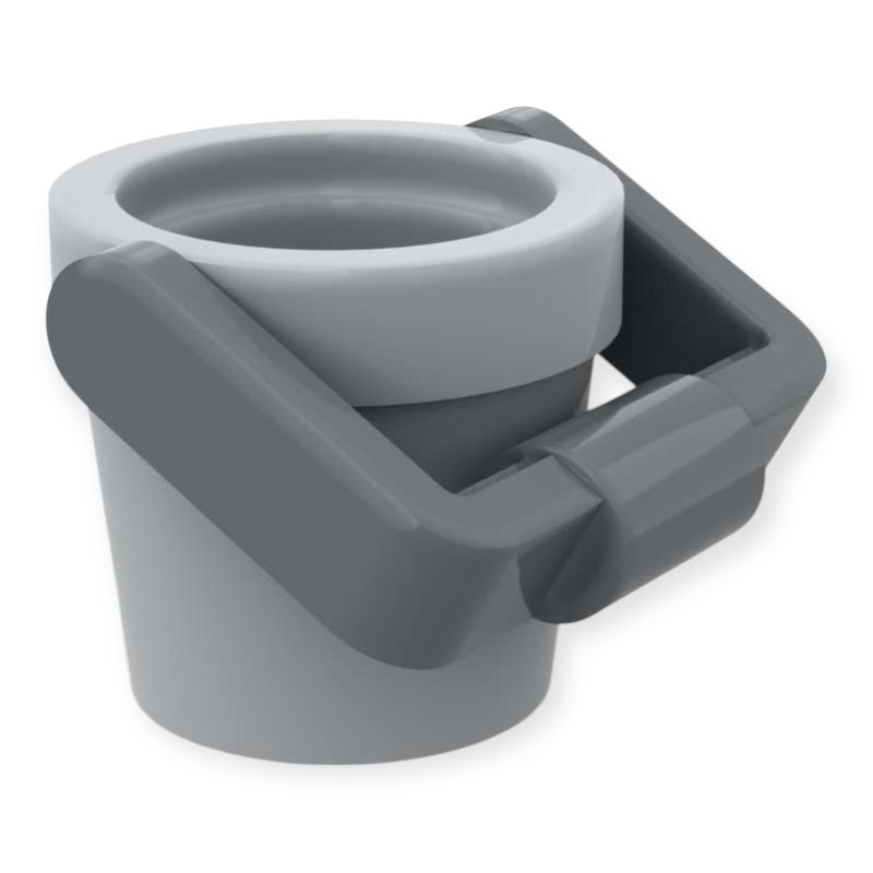 LEGO® Minifiguren Eimer mit Henkel in Grau