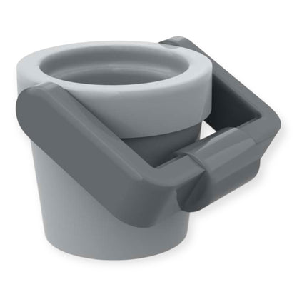 LEGO® Minifiguren Eimer mit Henkel in Grau