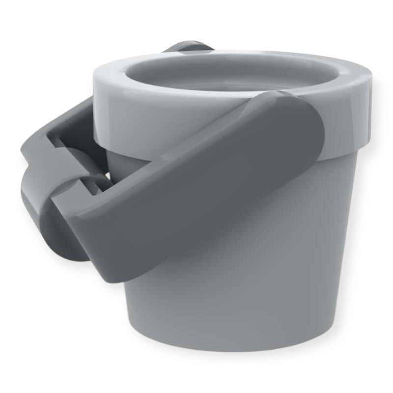 LEGO® Minifiguren Eimer mit Henkel in Grau