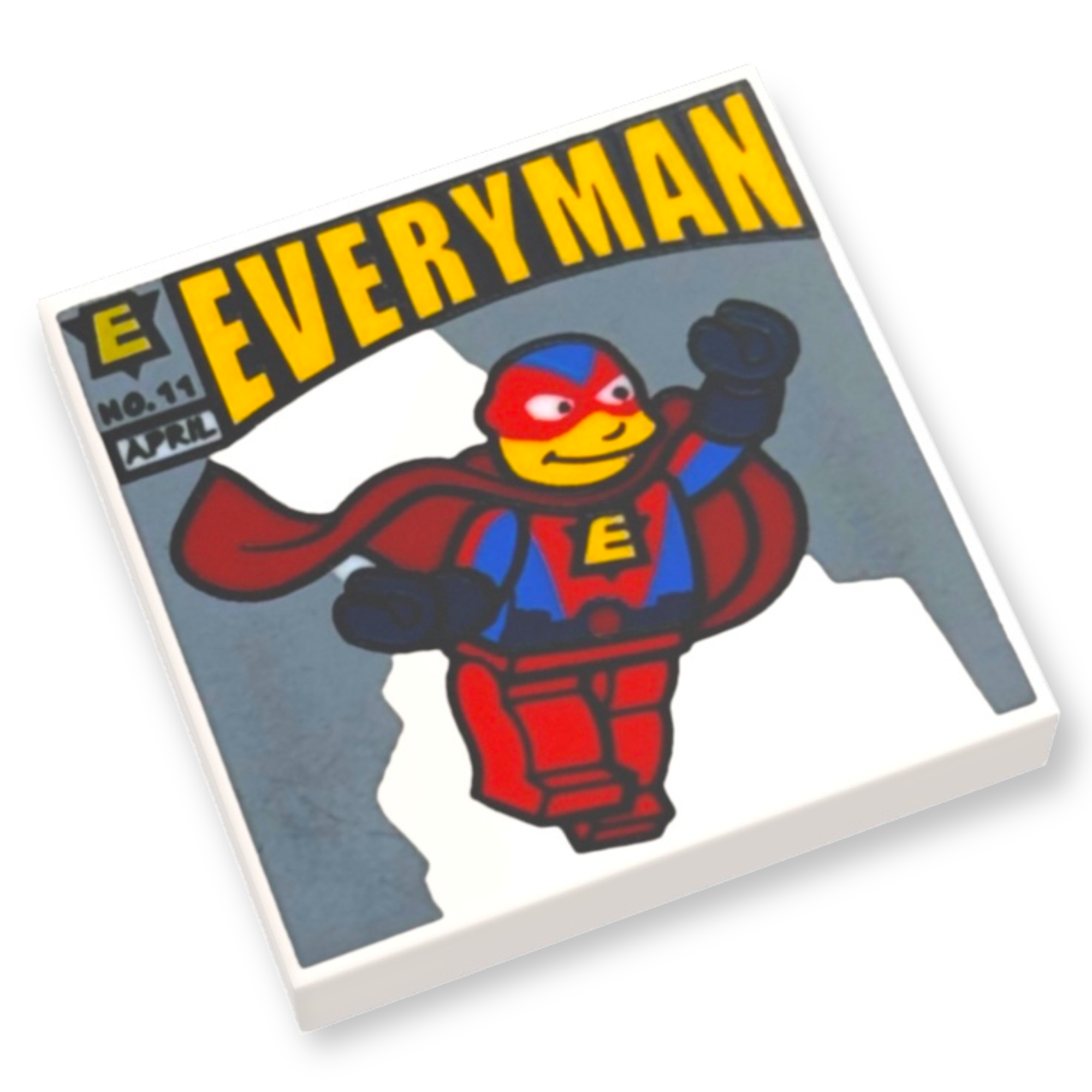 Lego Comic Tile LEGO Fliese 2x2 - The Simpsons EVERYMAN Comic – Mjaysbricks.de®