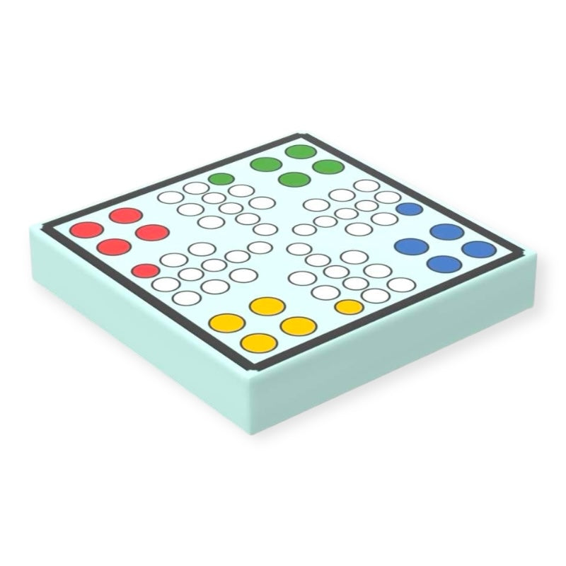 Bedruckte LEGO® Fliese 2x2 - Gesellschaftsspiel