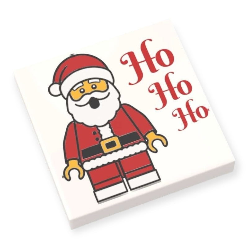 Fliese 2x2 - Weihnachtsmann 'Ho Ho Ho'