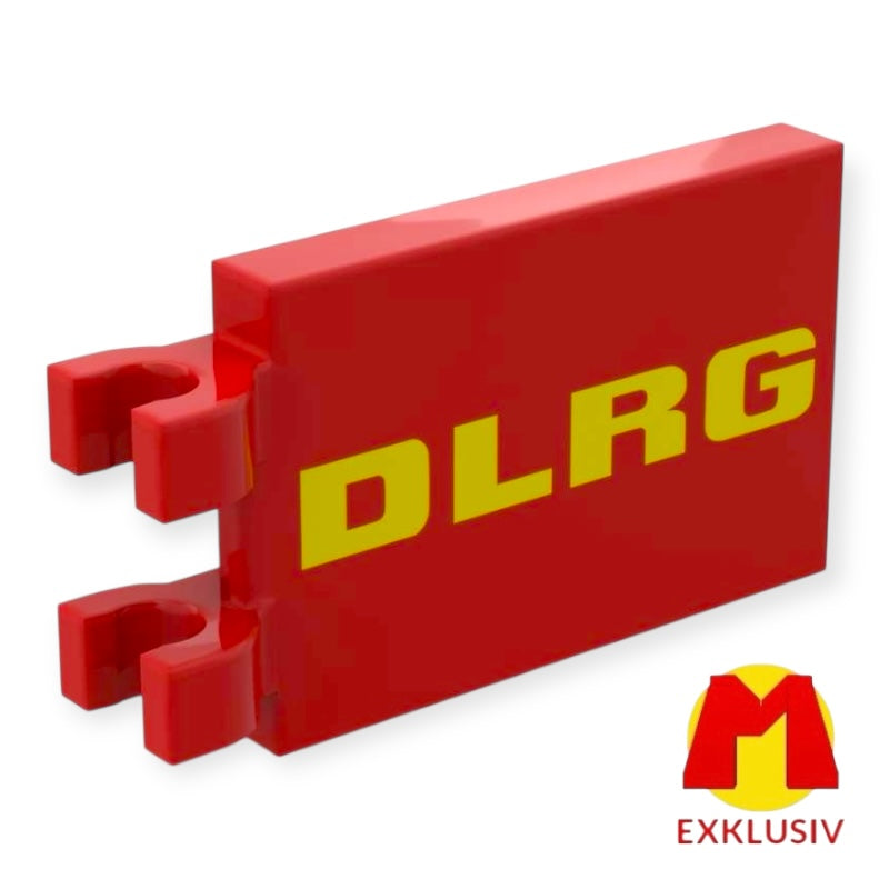 Exklusiv: DLRG Flagge - Befestigung Links