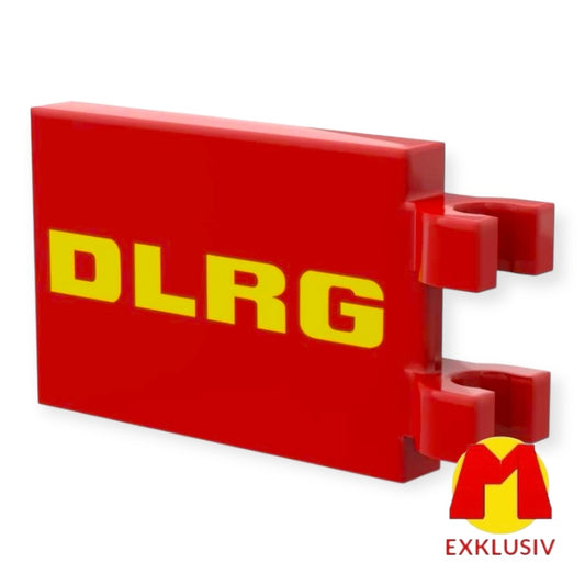 Exklusiv: DLRG Flagge - Befestigung Rechts