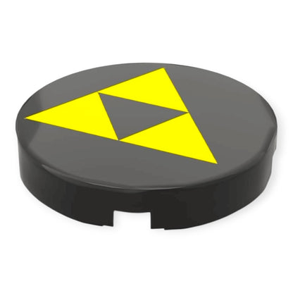 Fliese Rund 2x2 - Blacktron