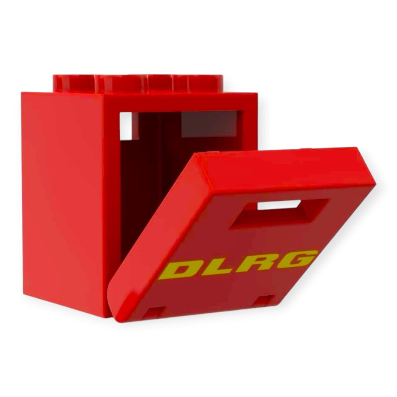 Exklusiv: DLRG Kiste / Container mit Tür