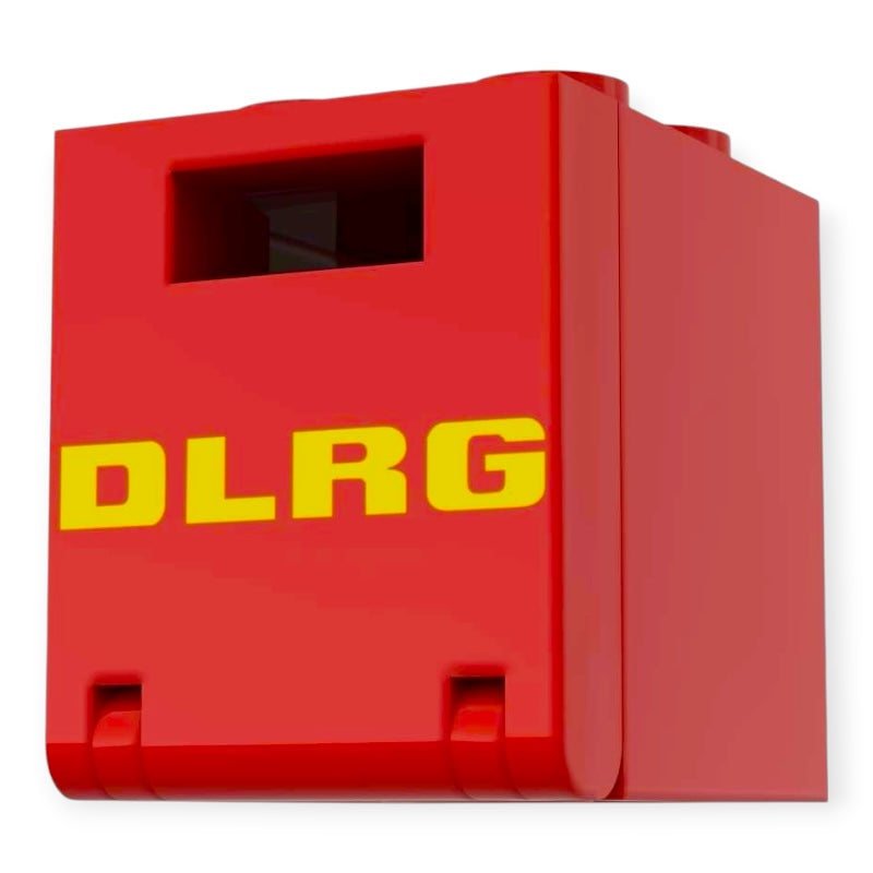 Exklusiv: DLRG Kiste / Container mit Tür