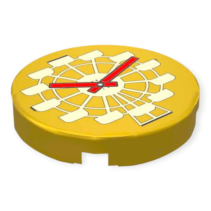 Fliese Rund 2x2 - Wanduhr 'Riesenrad'