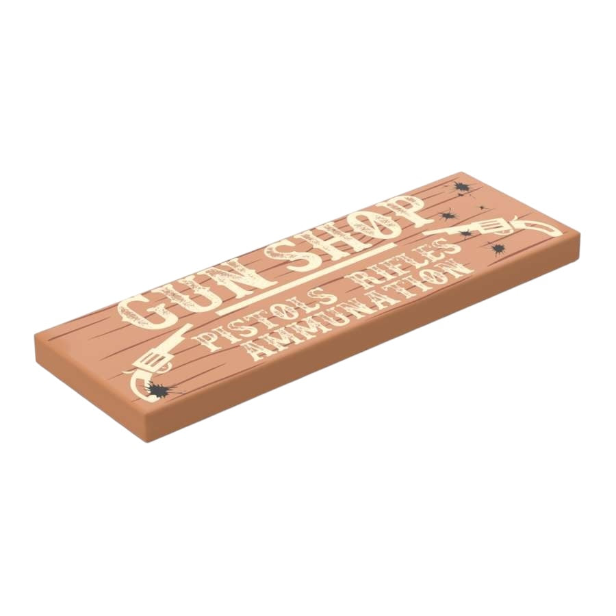 Fliese 2x6 - Wild West 'Gun Shop'