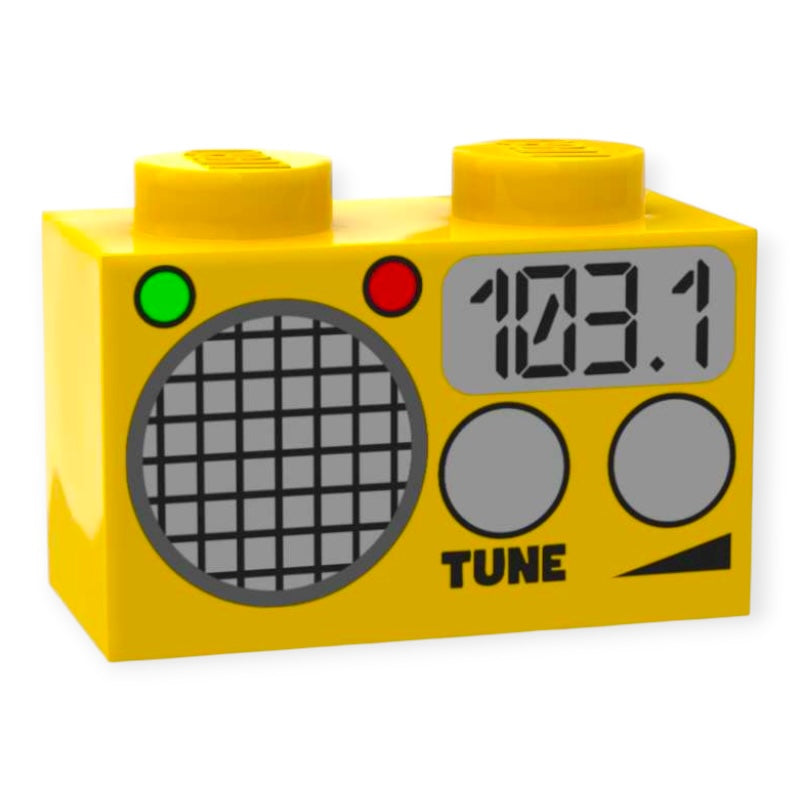 Stein 1x2 - Radio 'Tune' in Gelb