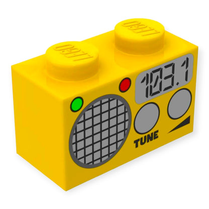 Stein 1x2 - Radio 'Tune' in Gelb