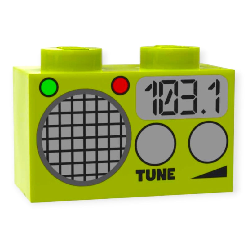 Stein 1x2 - Radio 'Tune' in Limette