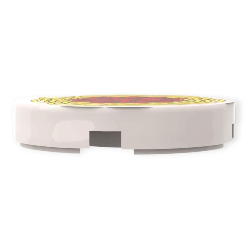 Bedruckte LEGO® Fliese Rund 2x2 - 'Spaghetti Bolognese'