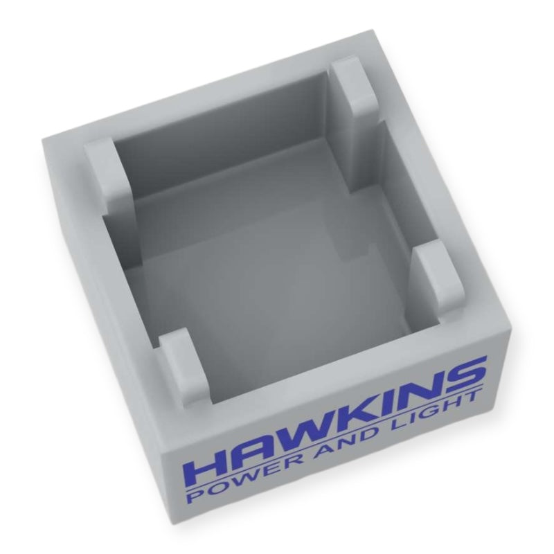 Bedruckte LEGO® Box 2x2 -  'HAWKINS POWER AND LIGHT'