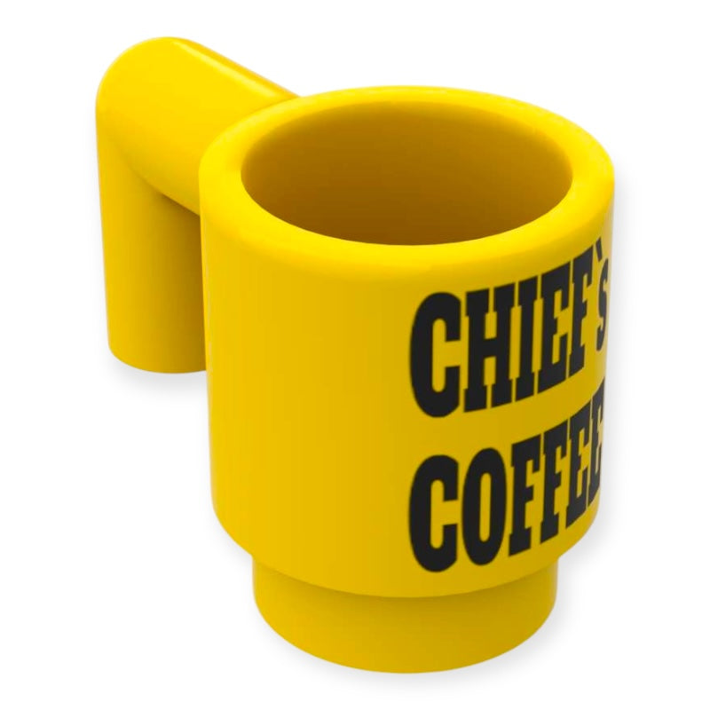 Bedruckte LEGO® Tasse -  'CHIEF's COFFEE'