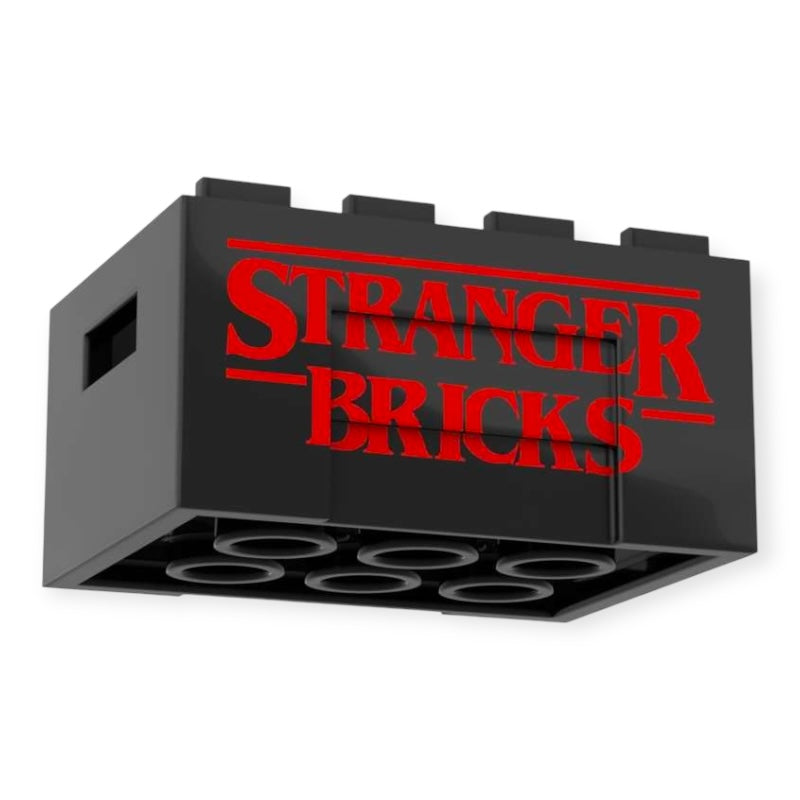 Bedruckte LEGO® Kiste -  'STRANGER BRICKS'