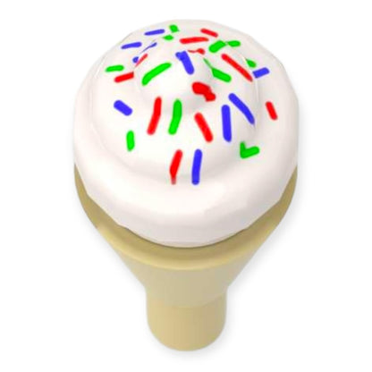 Bedrucktes LEGO® Minifiguren Softeis - 'Bunte Streusel'