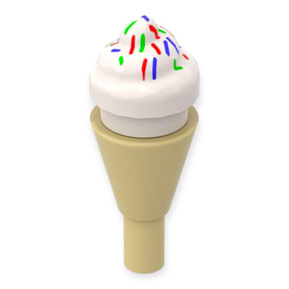 Bedrucktes LEGO® Minifiguren Softeis - 'Bunte Streusel'