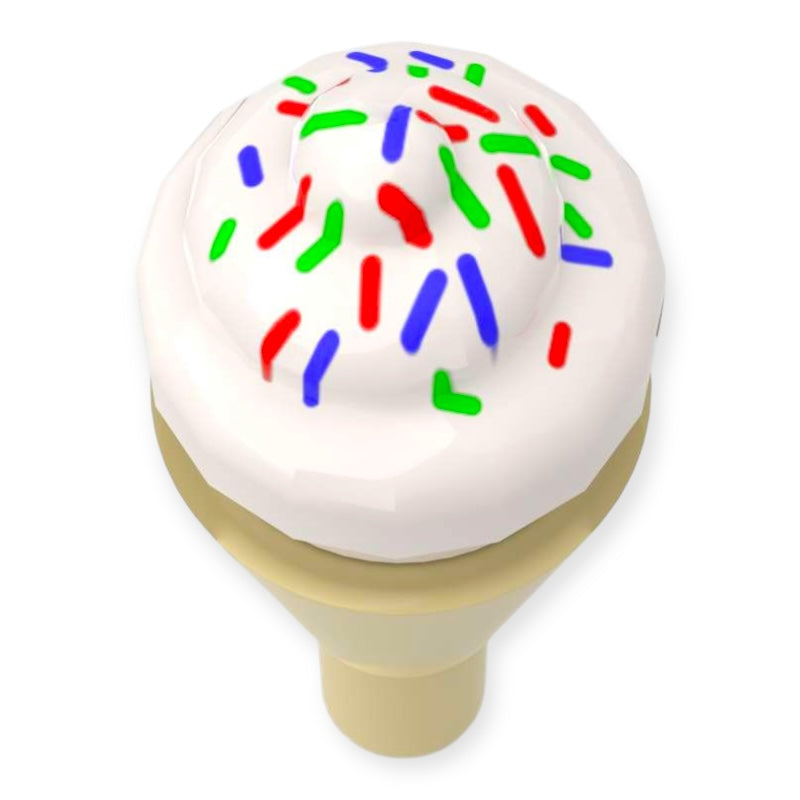 Bedrucktes LEGO® Minifiguren Softeis - 'Bunte Streusel'