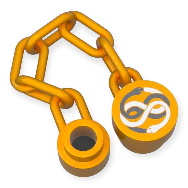 Bedruckte LEGO® Fliese 1x1 - Auryn Amulett mit Kette