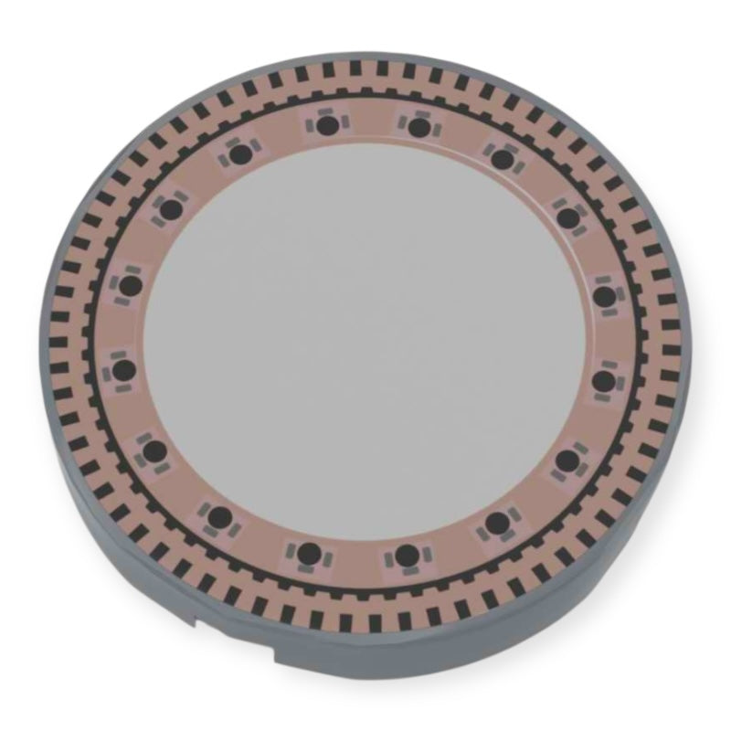 Bedruckte LEGO® Fliese rund 2x2 - Gulli-Deckel