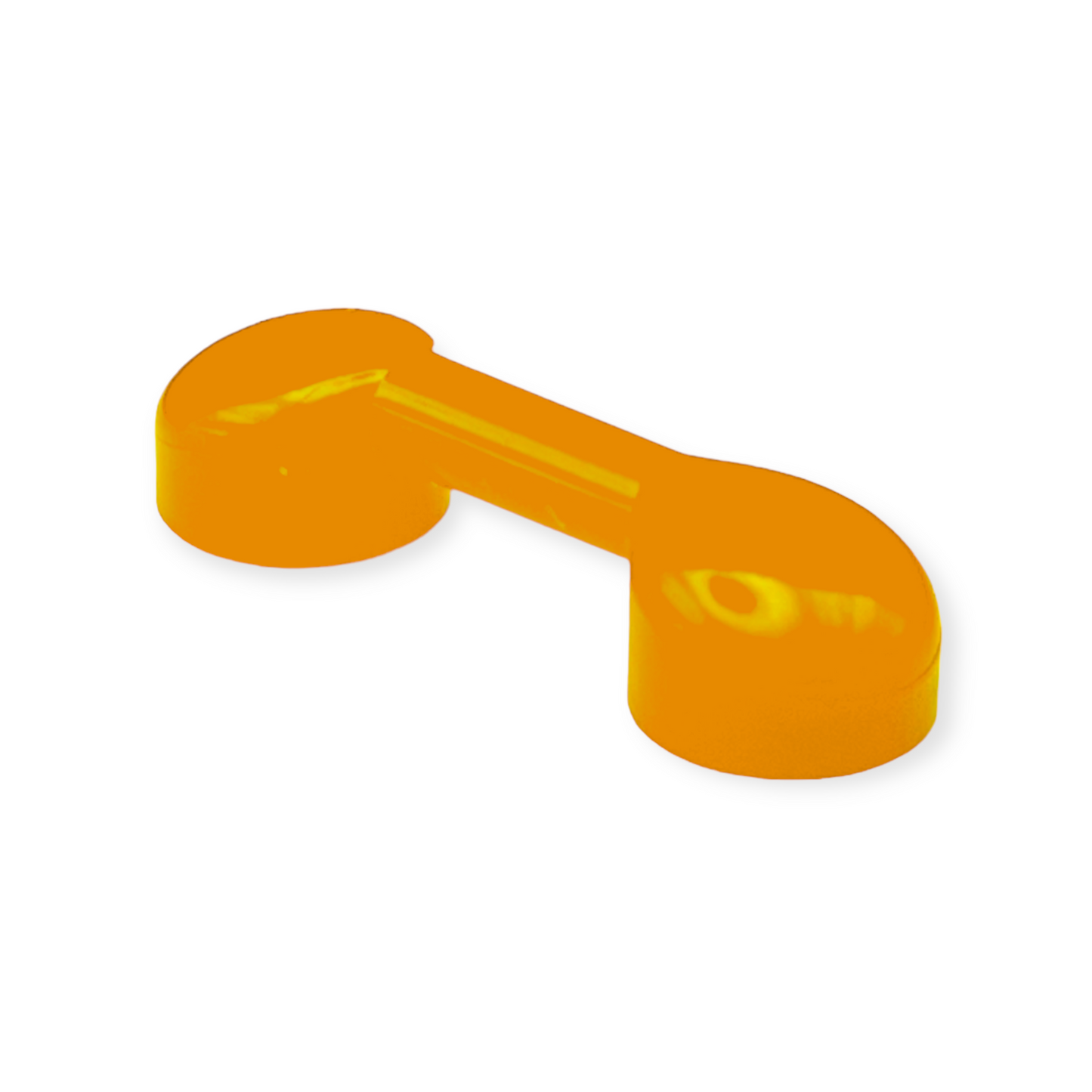 LEGO Bar 1x3 with  Stud Receptacles Radio Handle / Telephone Handset - Bright Light Orange