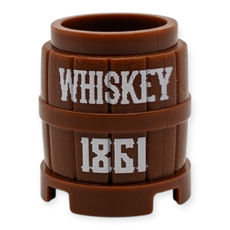 Bedrucktes LEGO® Fass - 'Whiskey 1861'