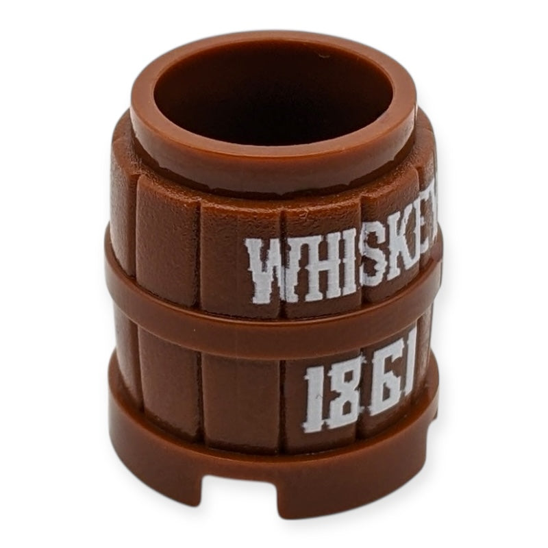 Bedrucktes LEGO® Fass - 'Whiskey 1861'
