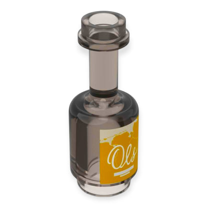 Bedruckte Klemmbaustein-Flasche - 'Ols Naturtrüb'