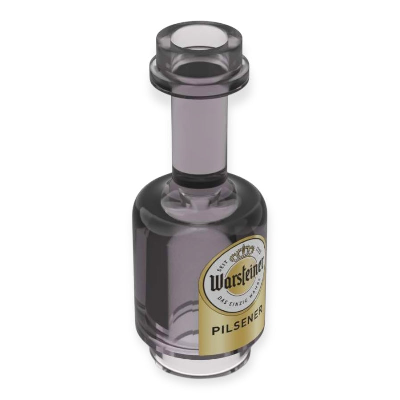 Bedruckte Klemmbaustein-Flasche - 'Warsteiner Pilsener'