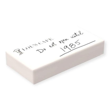 Bedruckte LEGO® Fliese 1x2 - Zurück in die Zukunft™ Briefumschlag von Marty 'Do not open until 1985'