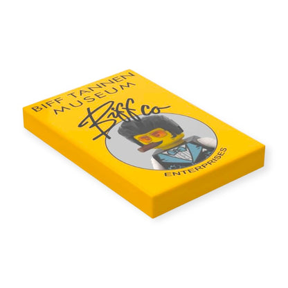 Bedruckte LEGO® Fliese 2x3 - Zurück in die Zukunft™ 'Biff Tannen Museum'