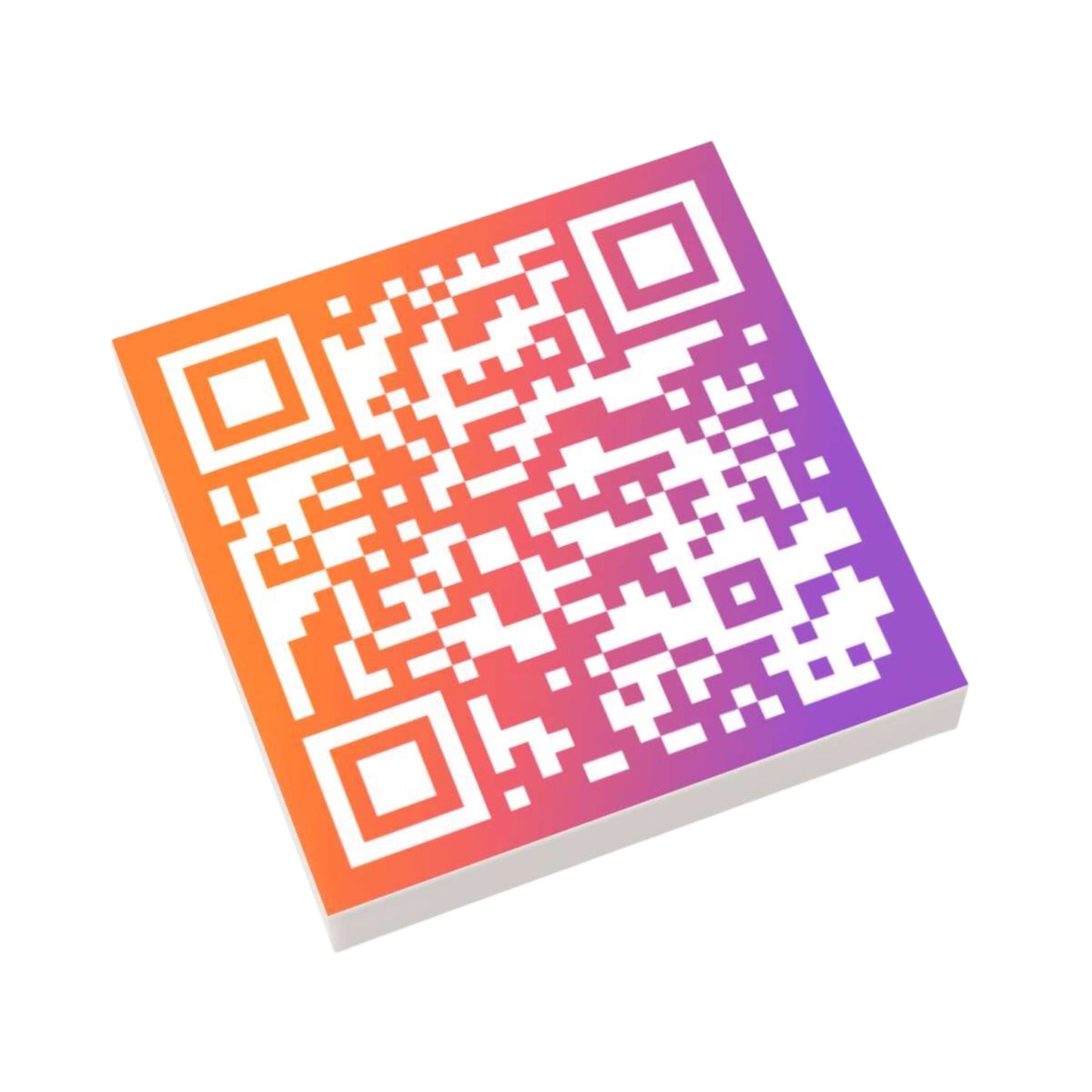 Bedruckte LEGO® Fliese 2x2 - QR-Code Instagram-Profil