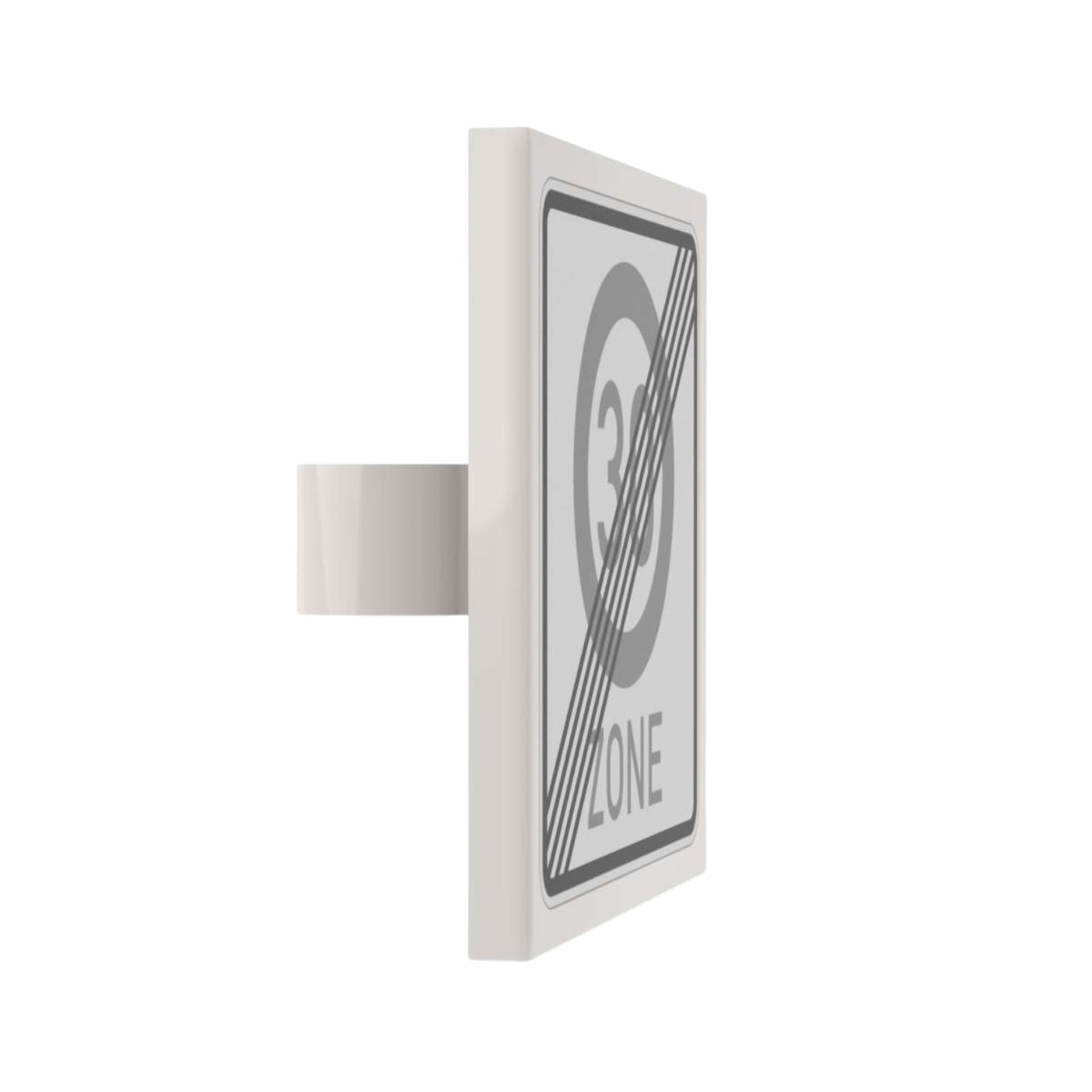 Bedrucktes LEGO® Schild mit Clip 2x2 - 30 Zone Ende