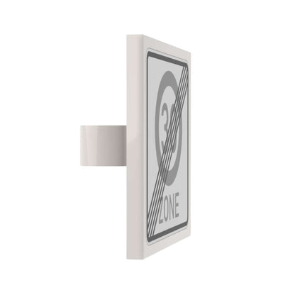 Bedrucktes LEGO® Schild mit Clip 2x2 - 30 Zone Ende